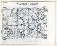 Washburn County Map, Wisconsin State Atlas 1933c